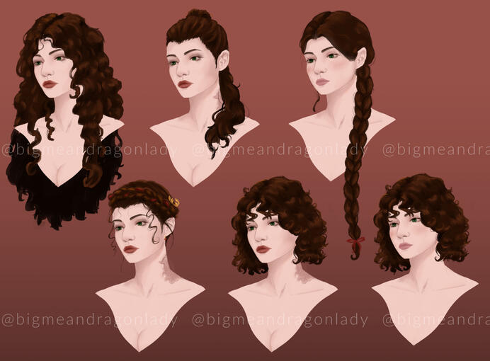 Miriam Hairstyles (commission)